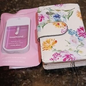 Floral Phone Wallet Case with Multicolor Design